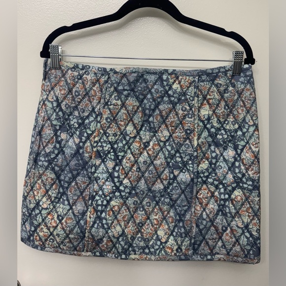 NWT Free People Darla Quilted Mini Skirt | Textured Statement Skirt - Picture 5 of 7